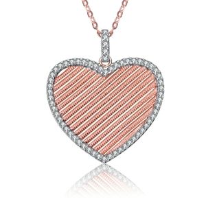 Genevive Heart Necklace